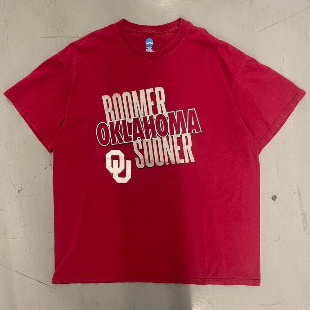NCAA red Okahoma Sooners collegiate‎ tee